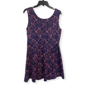 Women’s Blue and peach Dress Size XLarge